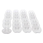 Dreambaby L1821A Clear Plastic Outlet Safety Plugs 24/Pack