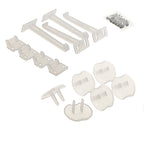 Dreambaby L7031 Clear Plastic Safety Catches and Outlet Covers Kit 10/Pack