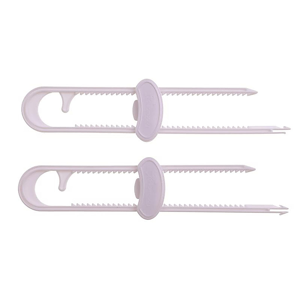 Dreambaby L915A White Plastic Cabinet Slide Locks 2/Pack