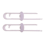 Dreambaby L915A White Plastic Cabinet Slide Locks 2/Pack
