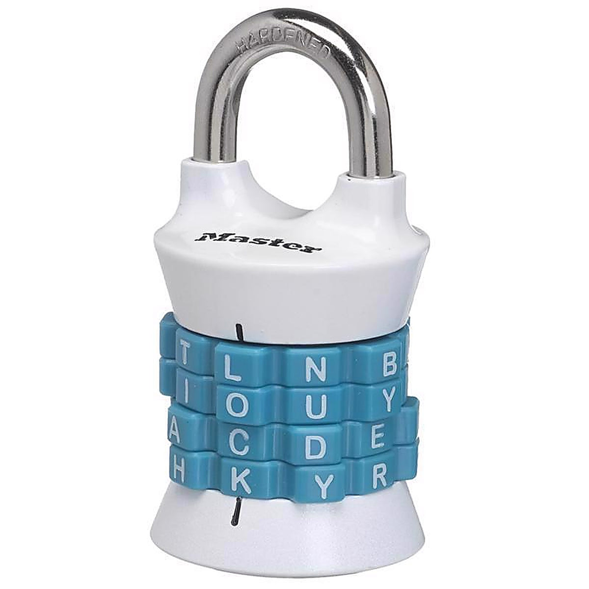 Master Lock - 1535DWD - 1-1/2 In. W Metal 4-Dial Combination Padlock