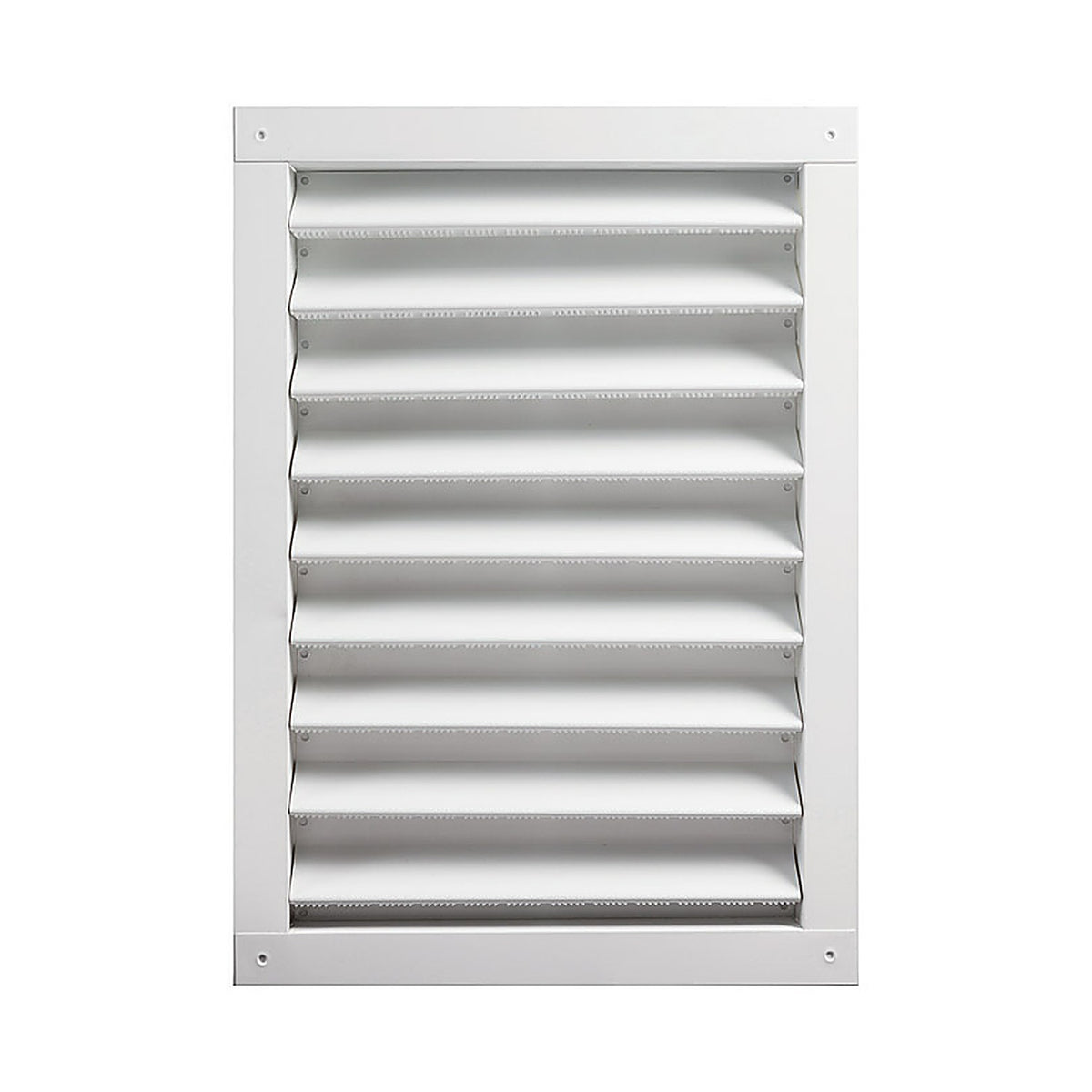 Master Flow - DA1424W - 14 In. W X 24 In. L White Aluminum Wall Louver