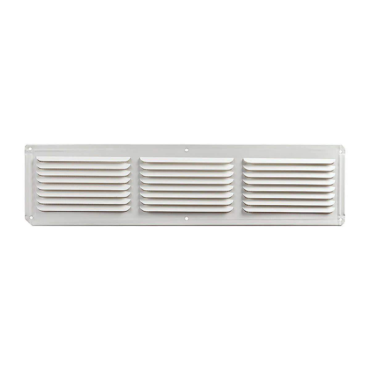 Master Flow - EAC16X4W - 4 In. H X 16 In. W X 16 In. L Powder-Coated White Aluminum Undereave Vent