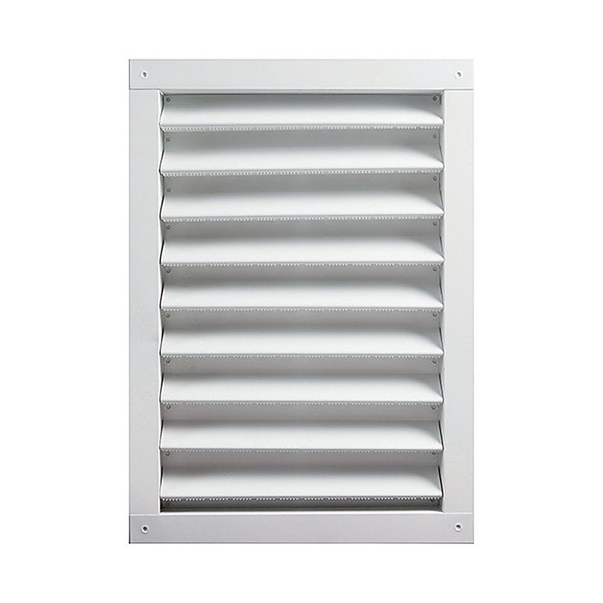 Master Flow - DA2430W - 24 In. W X 30 In. L White Aluminum Wall Louver
