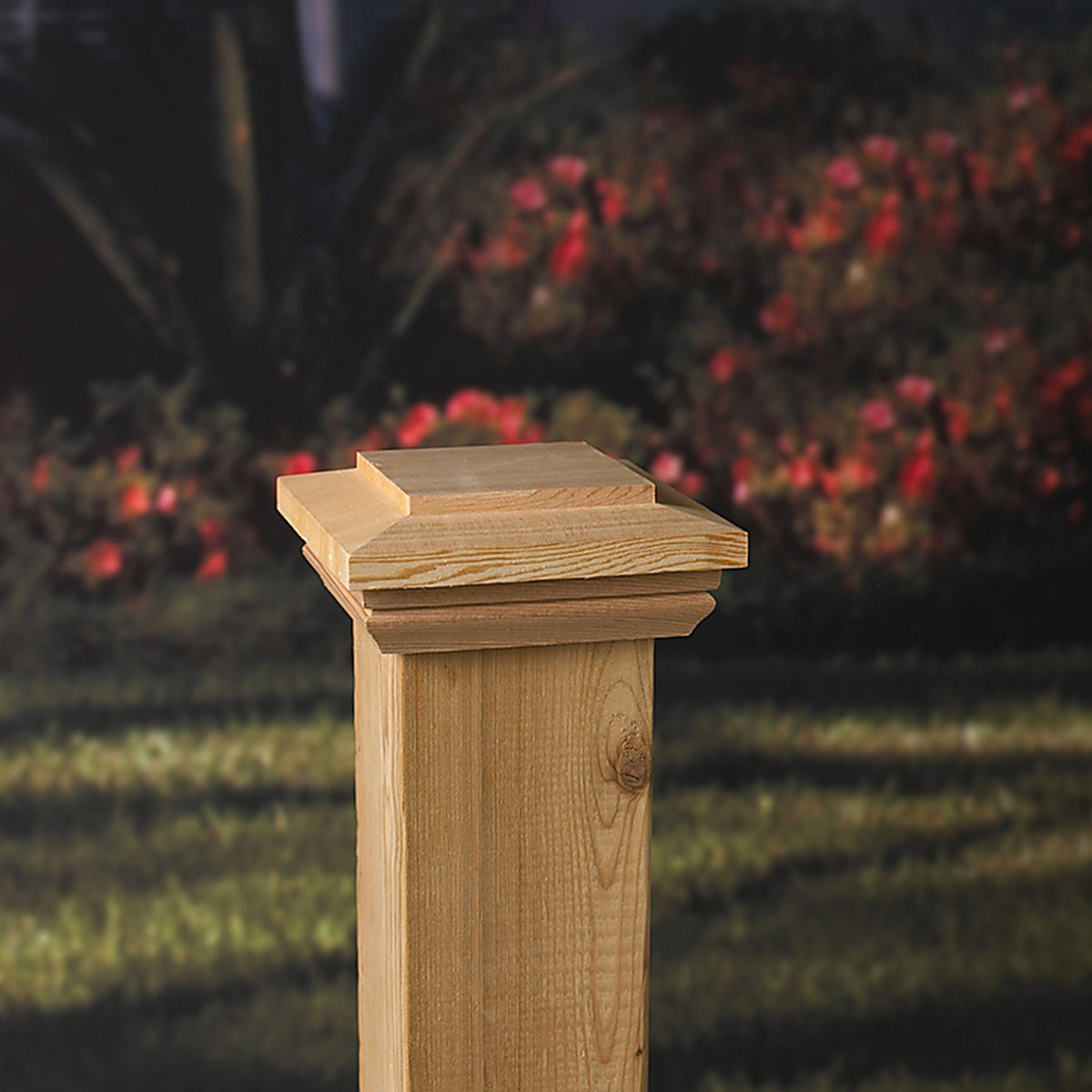 Deckorators - 72258 - 2.25 In. H X 4 In. W Wood Post Cap