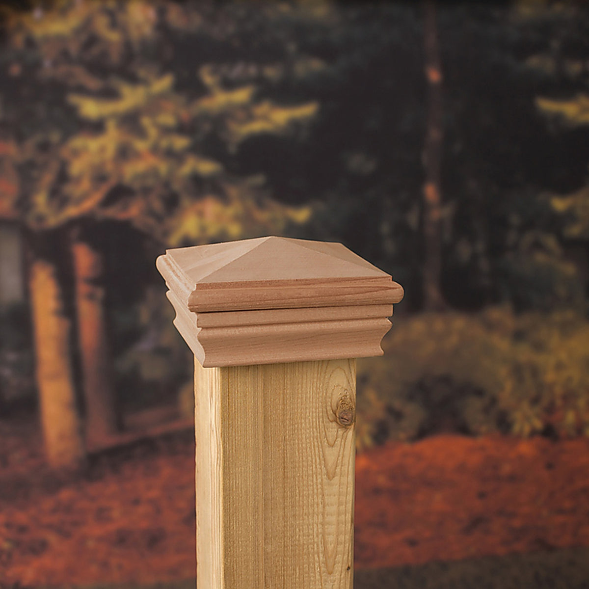 Deckorators - 72890 - 2.63 In. H X 4 In. W Wood Post Cap