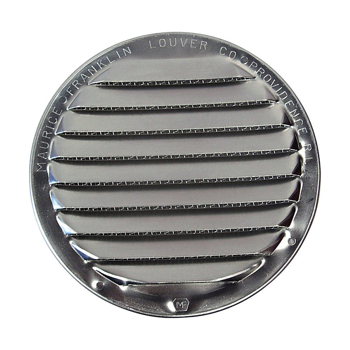 Maurice Franklin Louver - RL-100 4 - 4 In. W X 4 In. L Bright Silver Aluminum Mini Louver