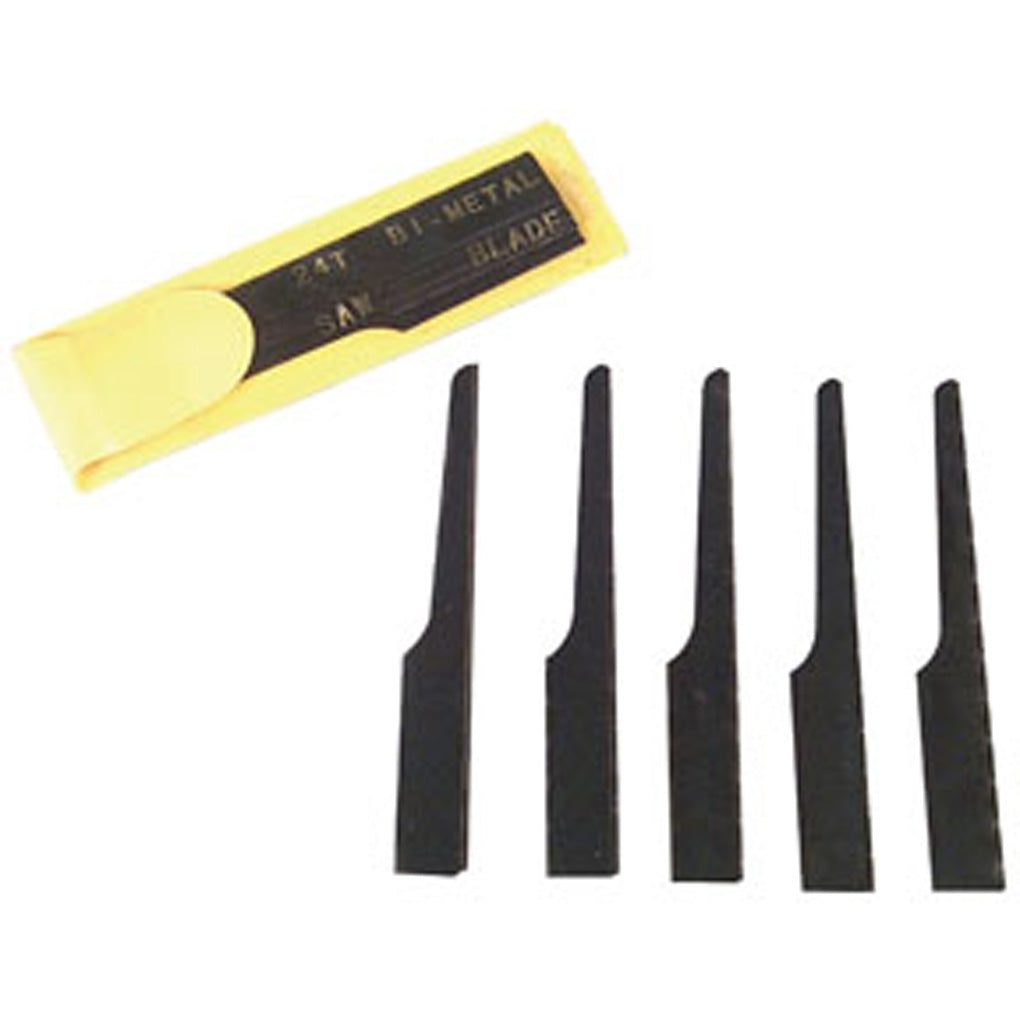 Astro Pneumatic 5SAW 5 Pc. Blade Set for 129TW with Yellow Sleeve