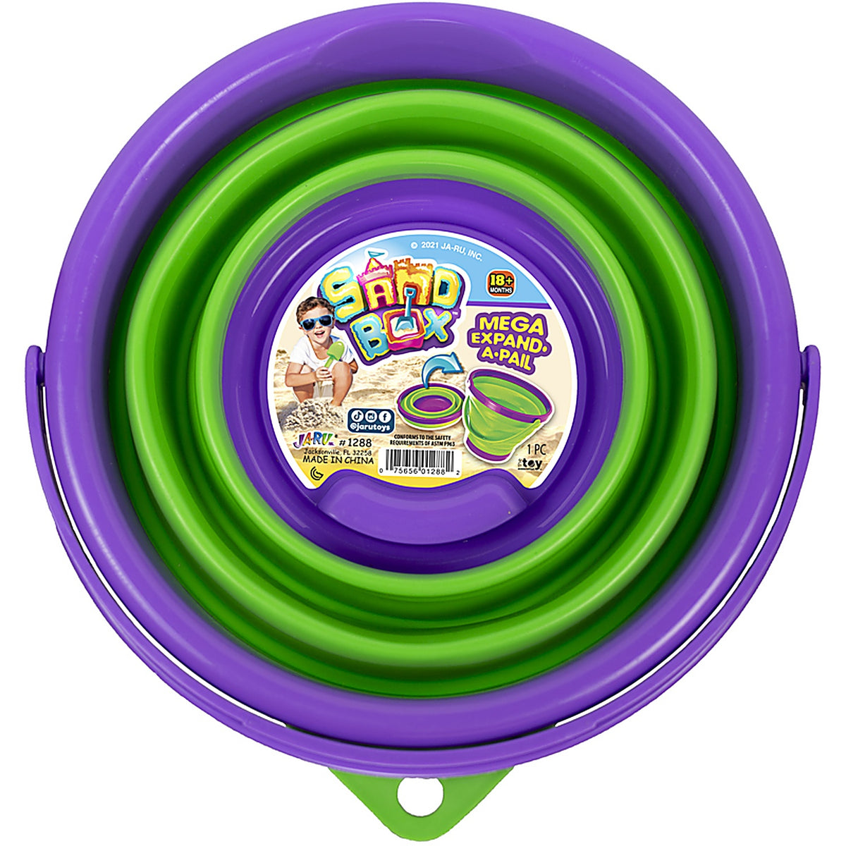 Ja-Ru 1288 Sand Box Toy Plastic Rubber Assorted
