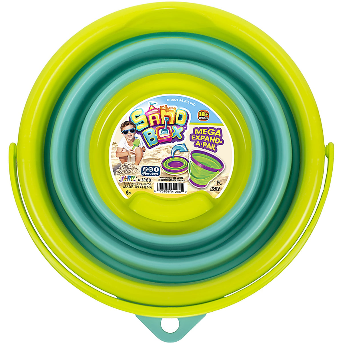 Ja-Ru 1288 Sand Box Toy Plastic Rubber Assorted