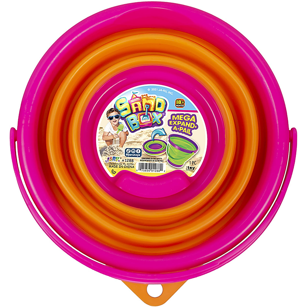 Ja-Ru 1288 Sand Box Toy Plastic Rubber Assorted