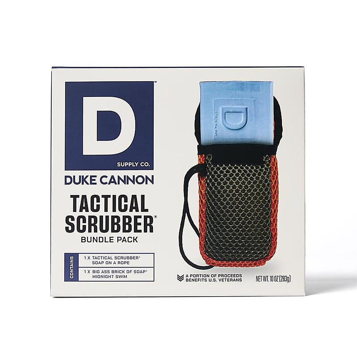 Duke Cannon BOURBONTACTBUND Soap on a Rope Bath Sponge Set 1 pk