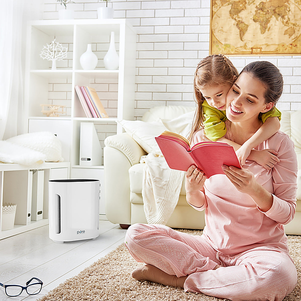 Pure Enrichment - PEAIRPLG - Hepa Air Purifier 200 Sq Ft