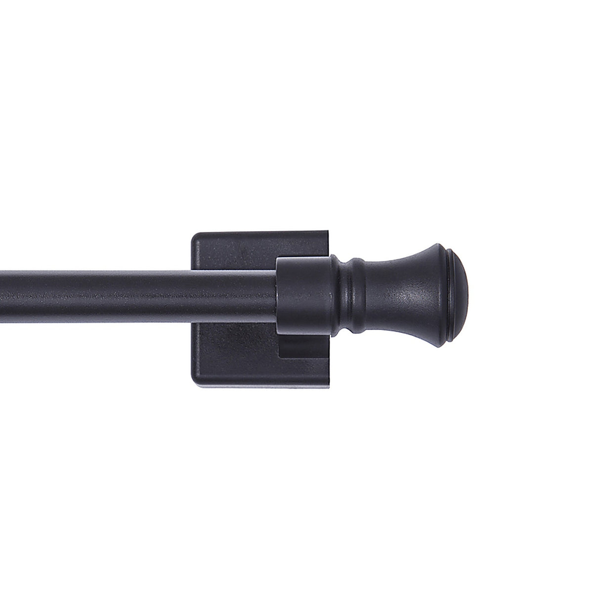 Kenney KN40361V1 Black Cameron Magnet Cafe Rod 16 in. L x 28 in. L