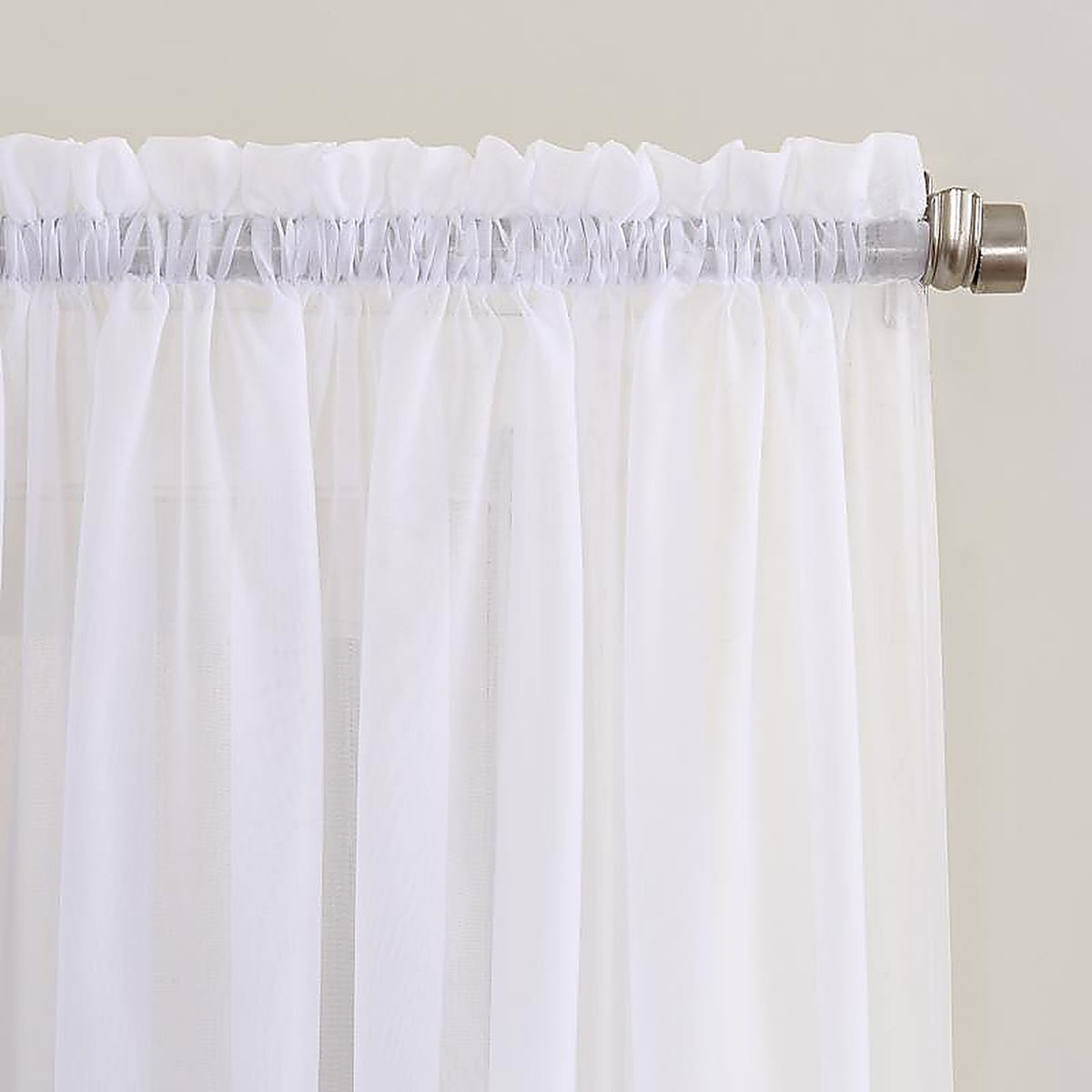 No. 918 - ACE-RENO84WHT - Reno White Curtain 102 In. W X 84 In. L