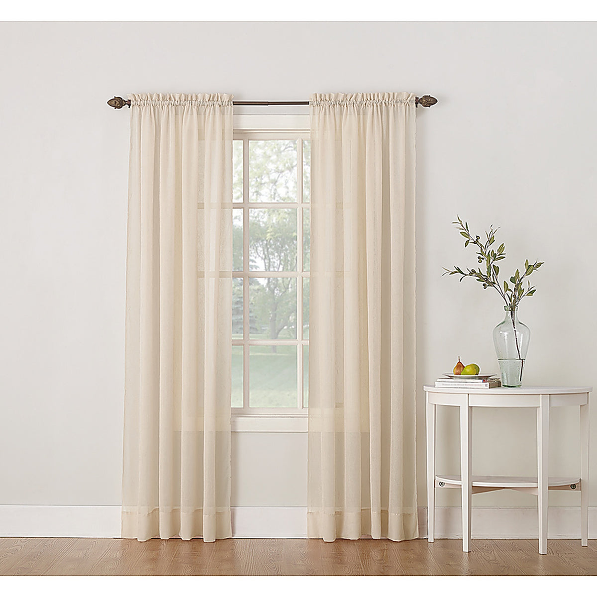No. 918 - AC-RENO84ANT - Reno Beige Curtain 102 In. W X 84 In. L