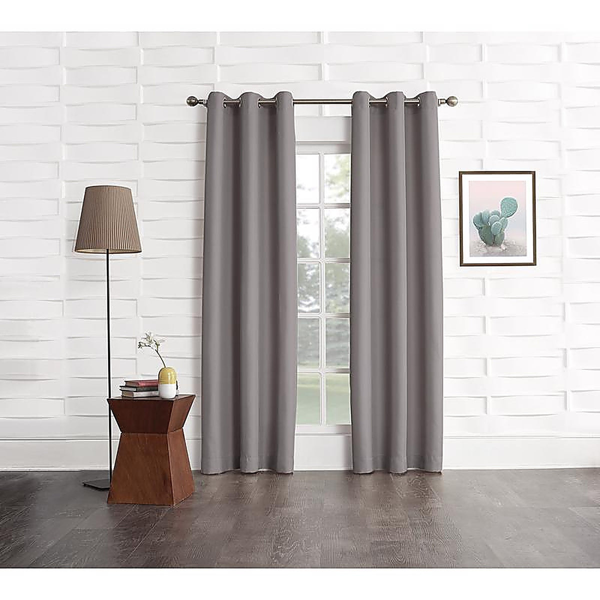 No. 918 - AC-WEBSTER84NIK - Webster Gray Curtain 80 In. W