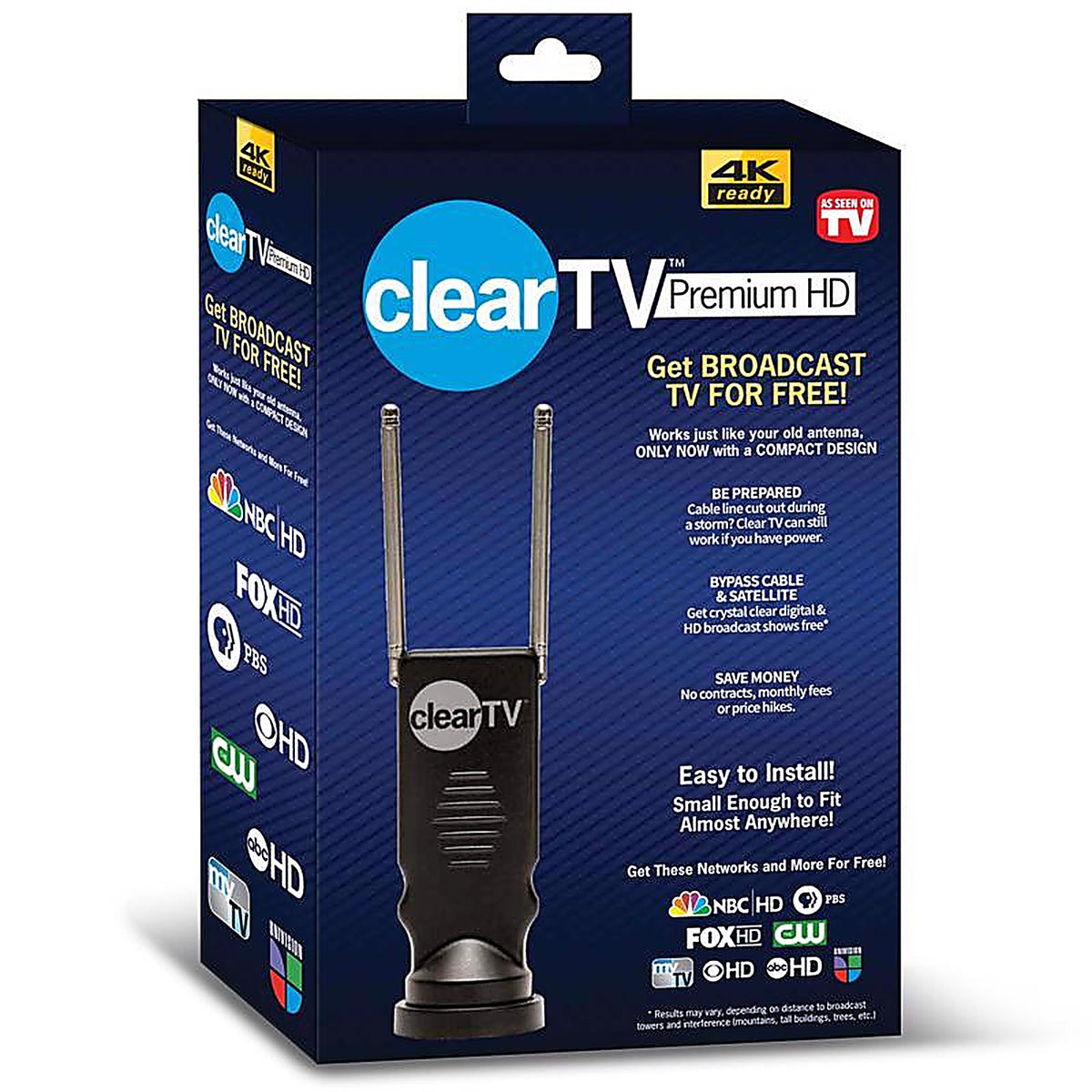 ClearTV - CTV-MINI - Indoor Antenna Metal/Plastic 1 Pack