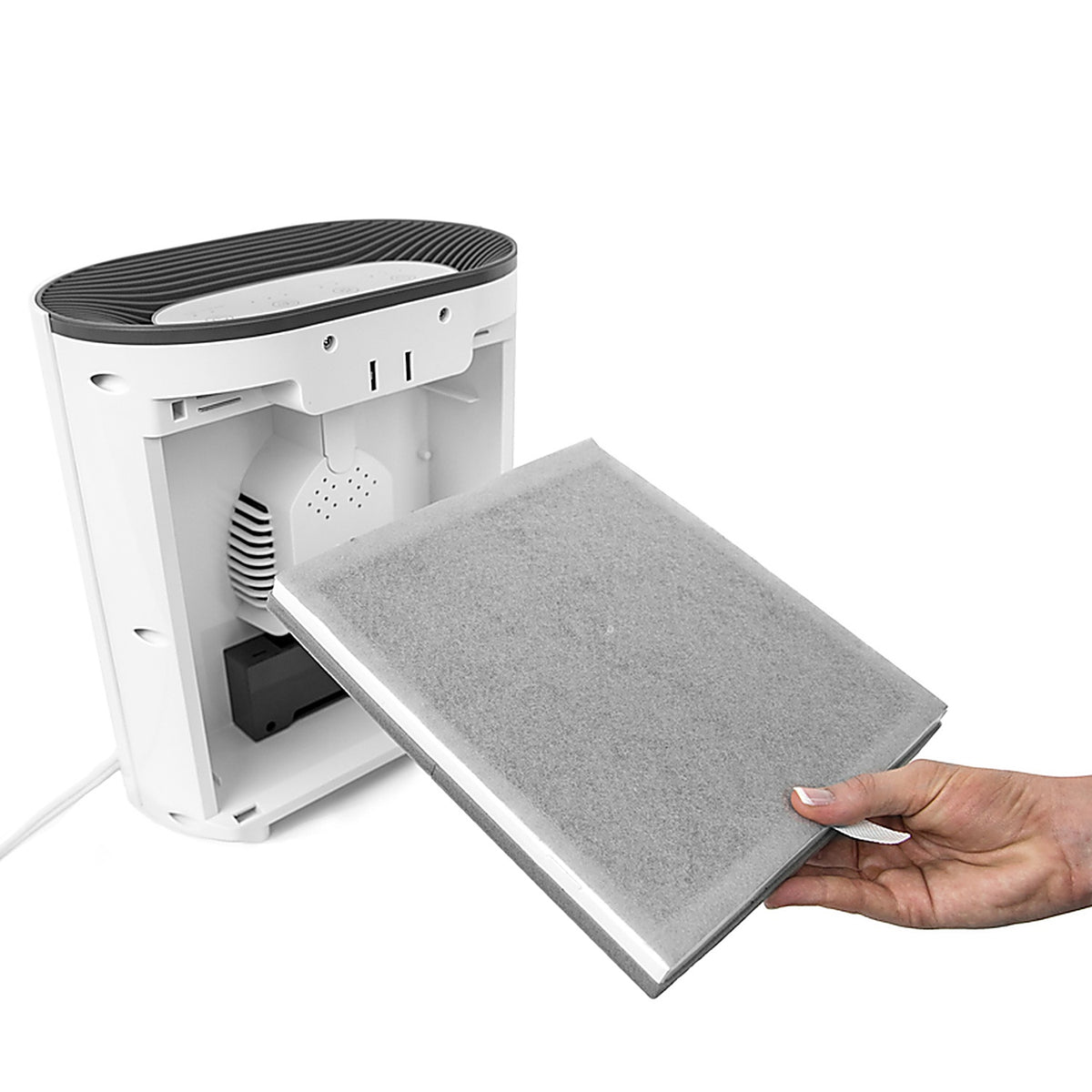 Pure Enrichment - PEAIRFIL - 8-3/4 In. H X 8-3/4 In. W Square Hepa Air Purifier Filter 1 Pack