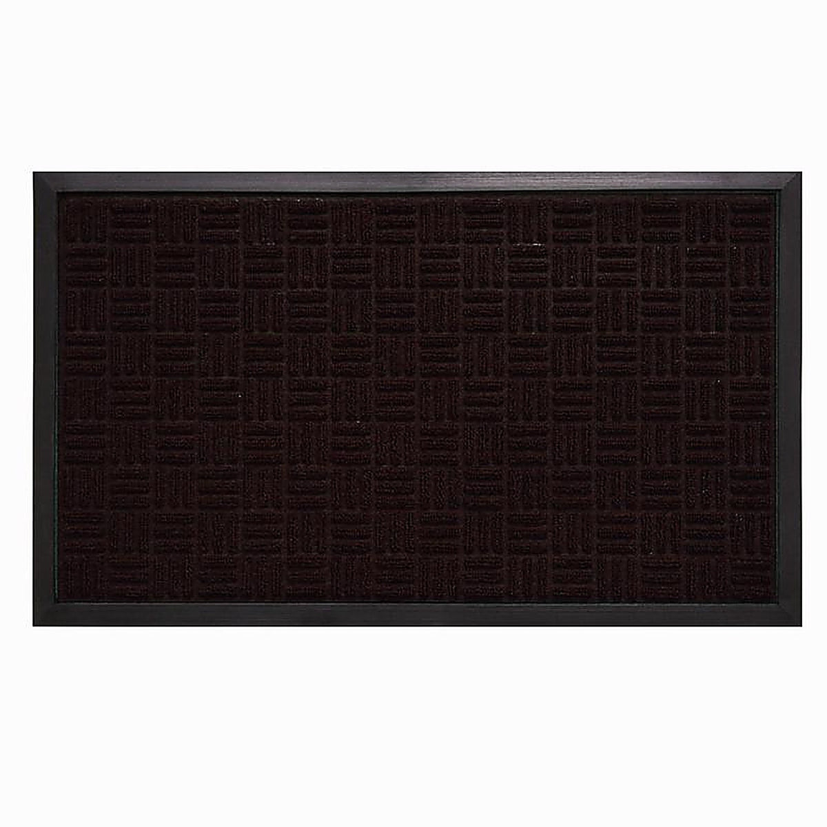 Sports Licensing Solutions 58806 36 in. L x 24 in. W Brown Parquet Nonslip Boot/Shoe Mat