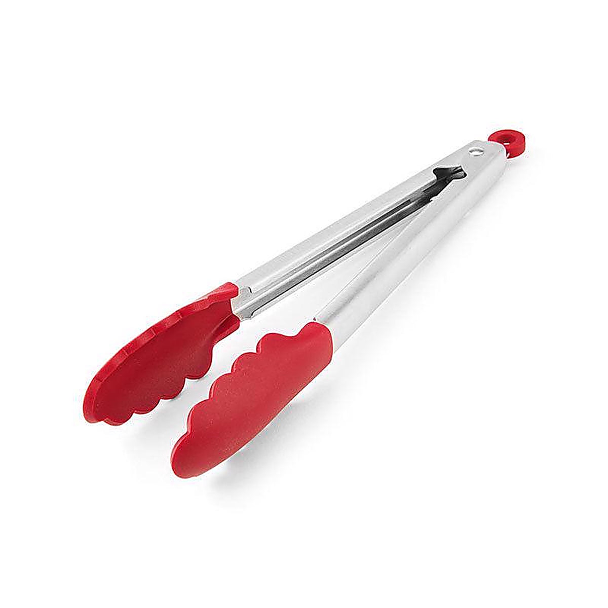 KitchenAid KO094OHERA 1.38 in. W x 10.83 in. L Silver/Red Silicone/Stainless Steel Tip Tongs