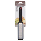 Farberware 5211655 6 in. L Black/Silver Plastic/Stainless Steel Zester Grater