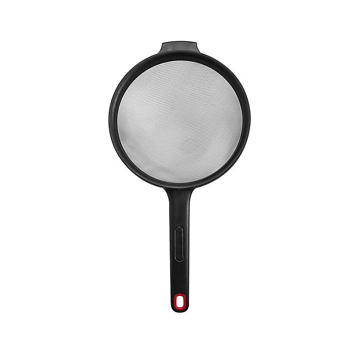 Farberware 5211600 13-1/2 in. L Black/Silver Plastic/Stainless Steel Strainer