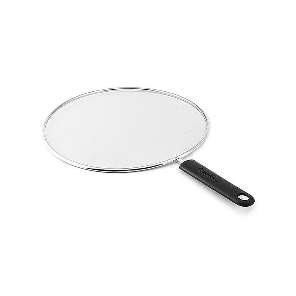 Farberware 5222197 11 in. L Black/Clear Carbon Steel Splatter Screen
