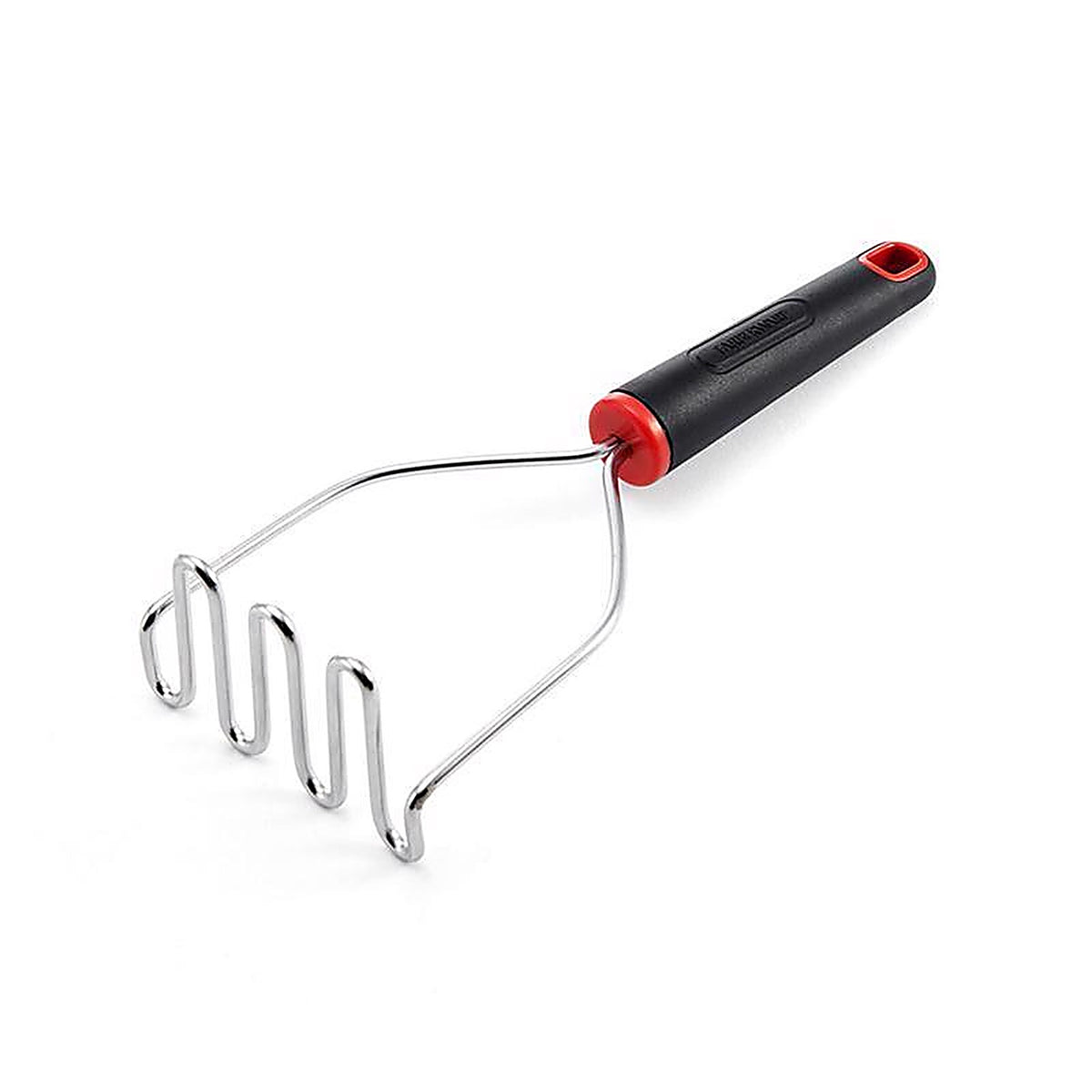 Farberware 5211649 Black/Silver Plastic/Stainless Steel Potato Masher