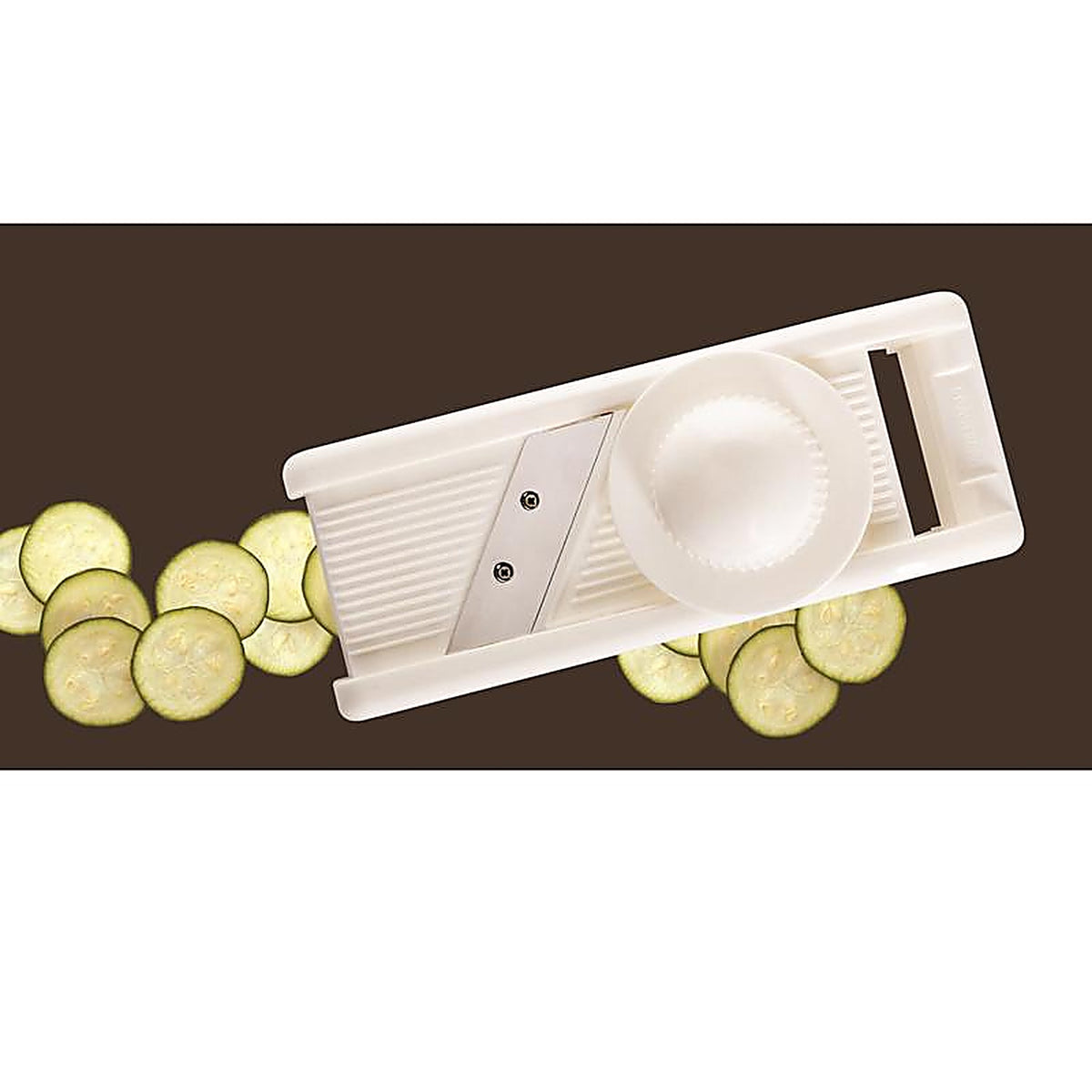 Farberware 5215832 White Plastic/Stainless Steel Mandolin Slicer