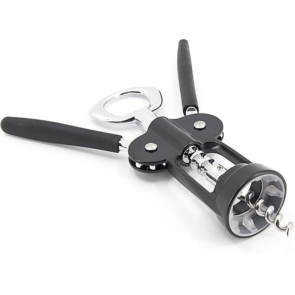 Farberware 5216100 Black/Silver Plastic/Stainless Steel Wing Corkscrew