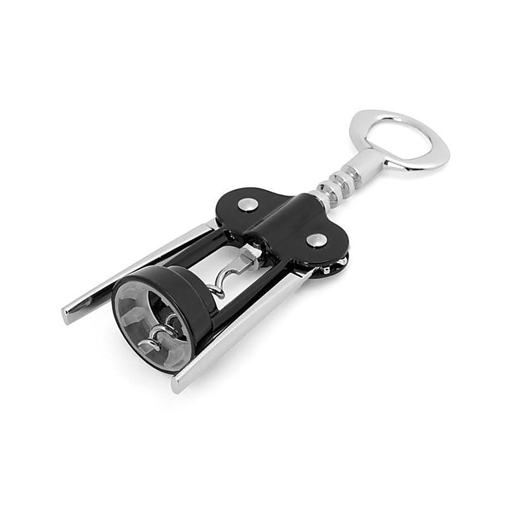 Farberware 5216100 Black/Silver Plastic/Stainless Steel Wing Corkscrew