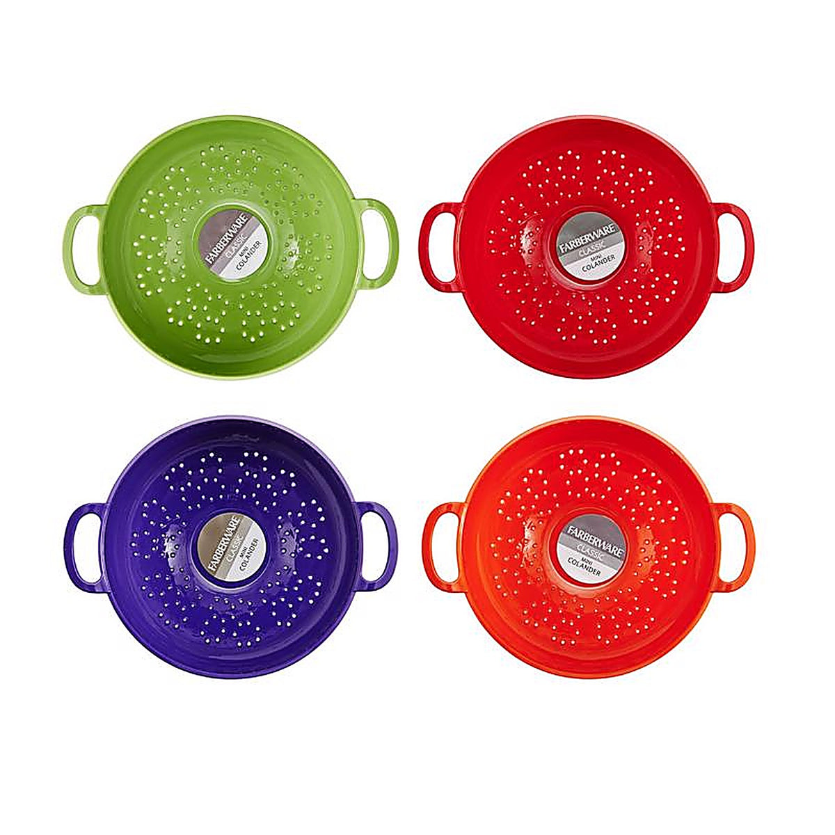 Farberware 5215845 6 in. W Assorted Plastic Mini Colander