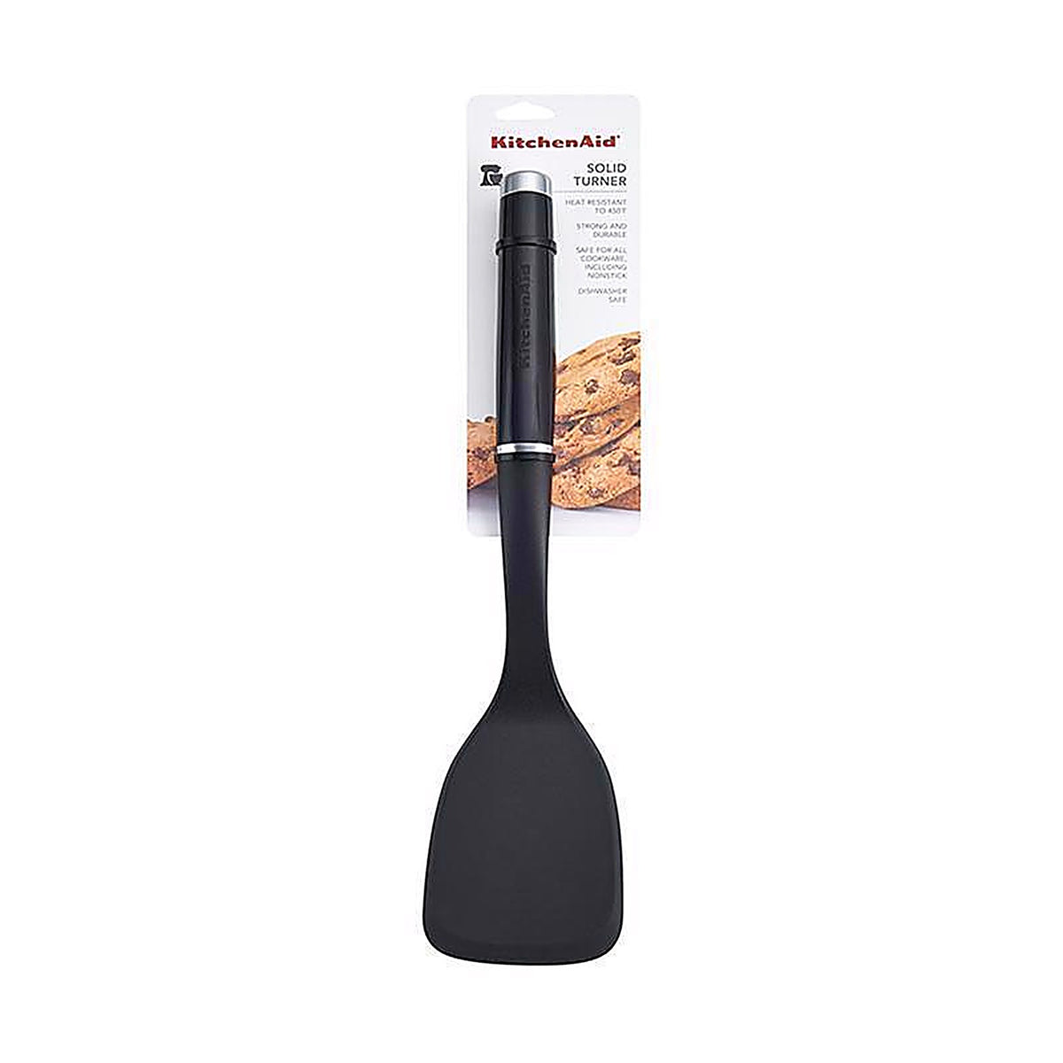 KitchenAid KE001OHOBA 3.5 in. W x 8.5 in. L Black ABS/Nylon Solid Turner