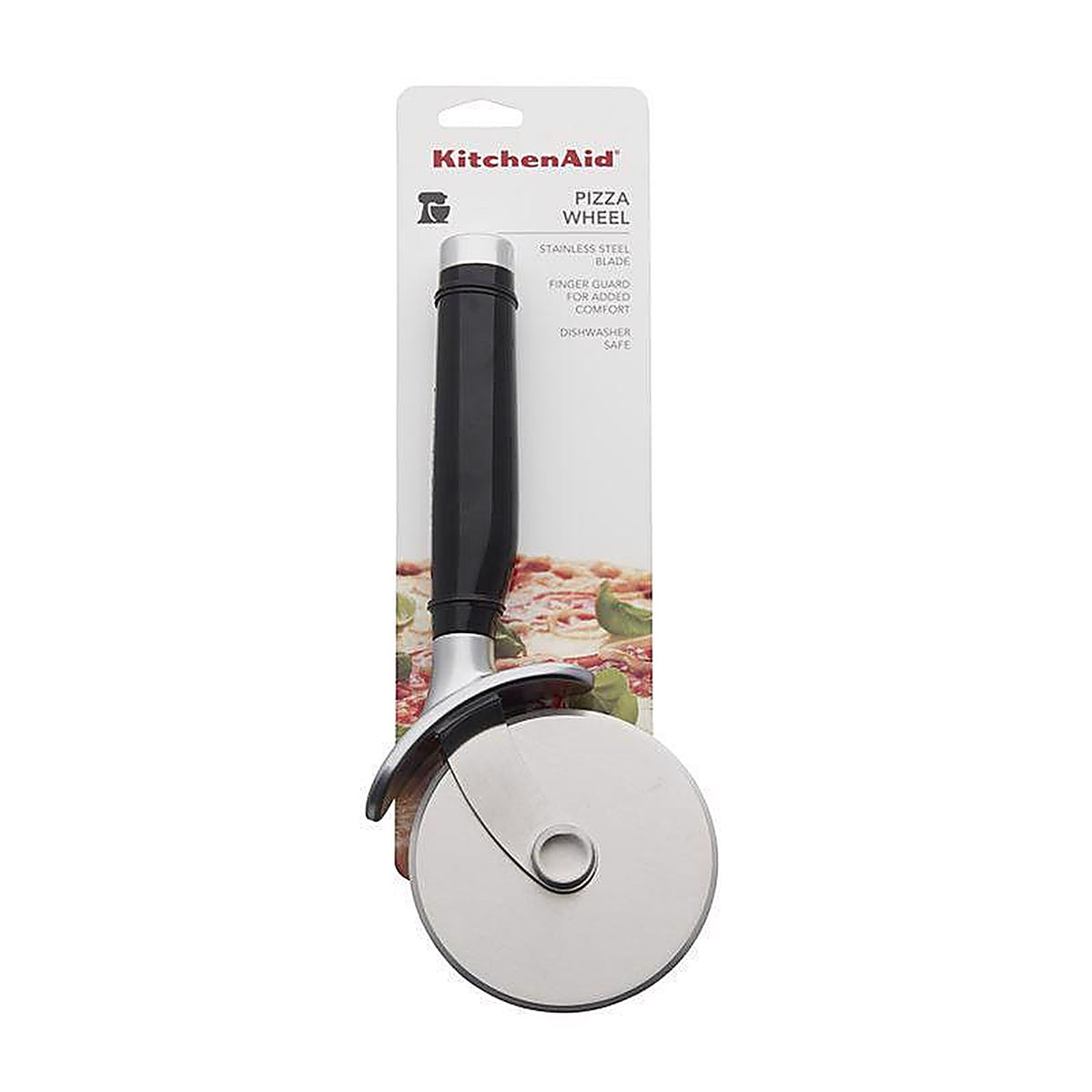 KitchenAid KE113OHOBA Black/Silver ABS Plastic/Stainless Steel Pizza Wheel