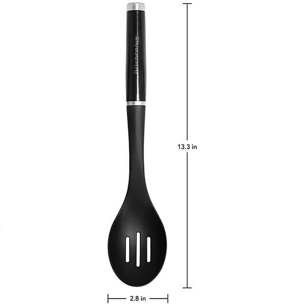 KitchenAid KE004OHOBA Black ABS/Nylon Slotted Spoon