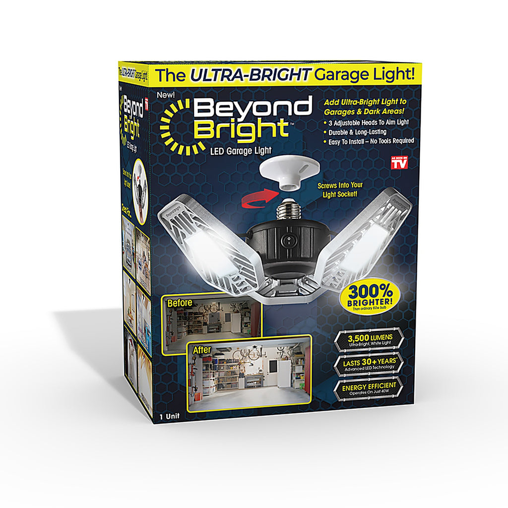 Beyond Bright - BEBR-MC4 - LED Garage Light Plastic 1 Pack