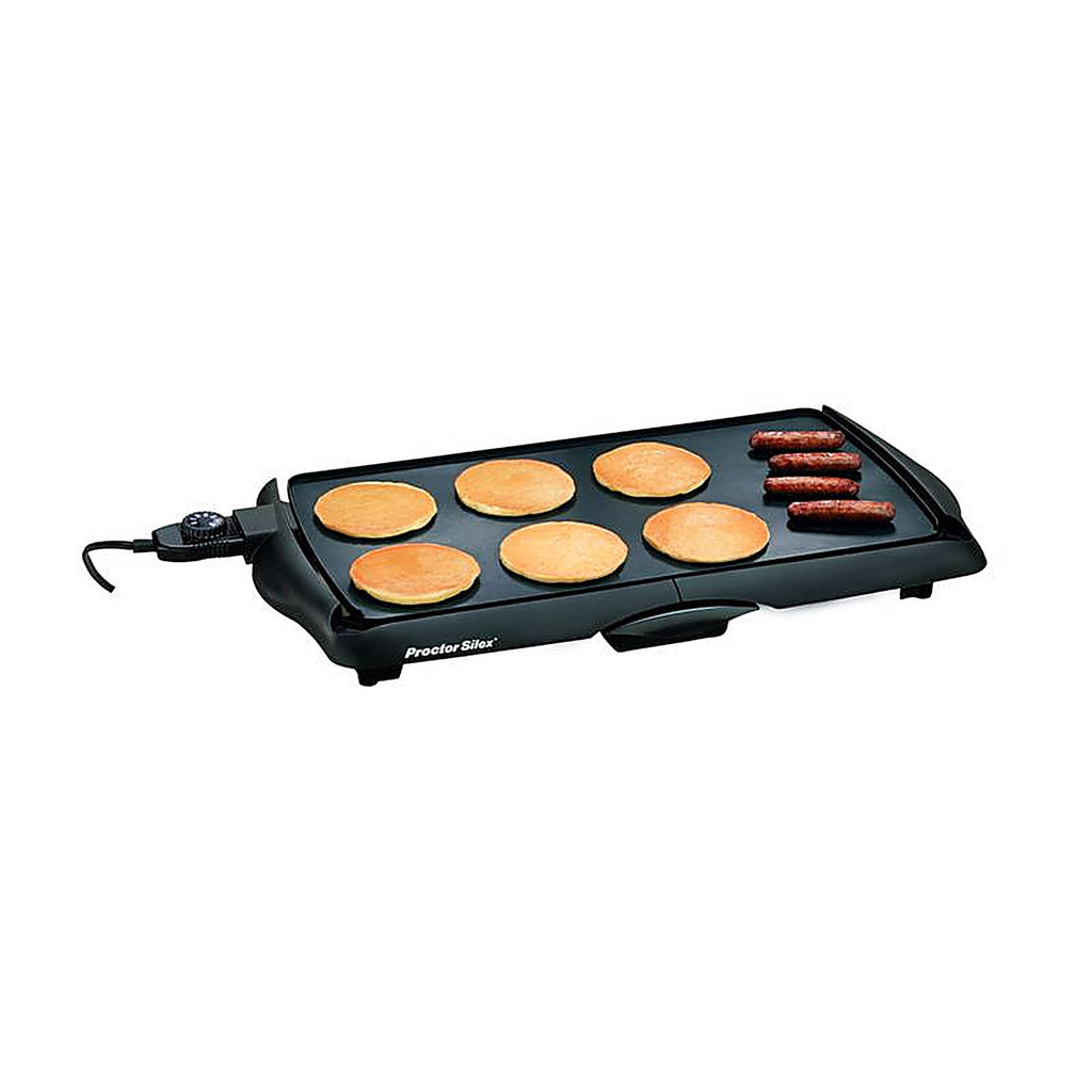 Proctor Silex - 38513MN - Black Plastic Nonstick Surface Electric Griddle 200 Sq in