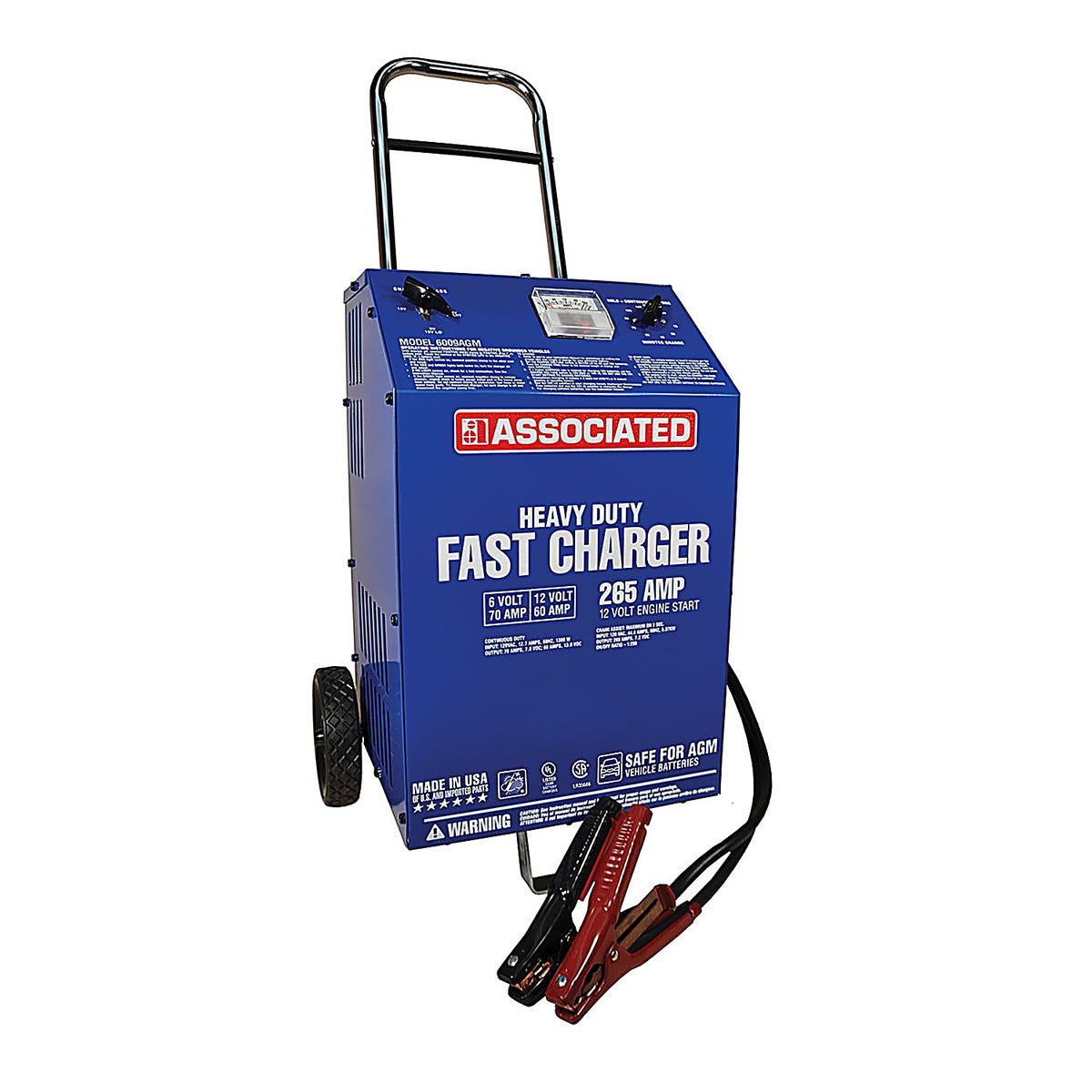Associated Auto Equipment - 6009AGM - Charger 6/12v 70/60/2a AGM