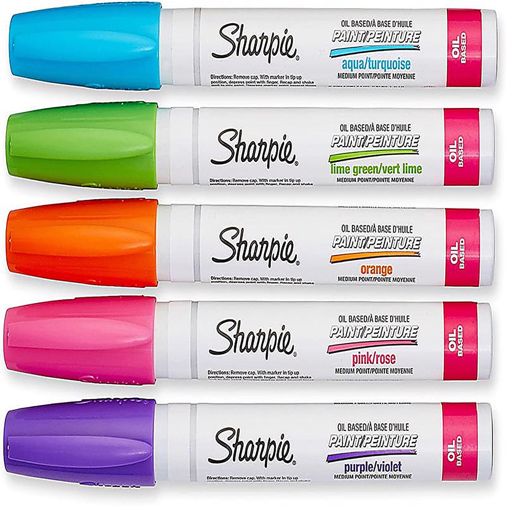 Sharpie 1770459 Assorted Medium Tip Paint Marker 5 pk