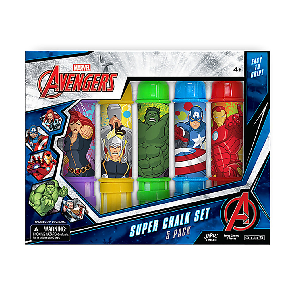 Disney and Marvel - 6904 - Sidewalk Chalk Set 5 Piece