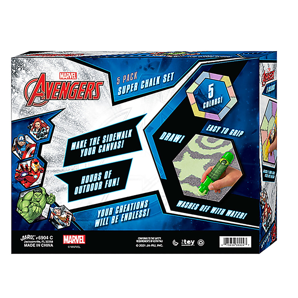 Disney and Marvel - 6904 - Sidewalk Chalk Set 5 Piece