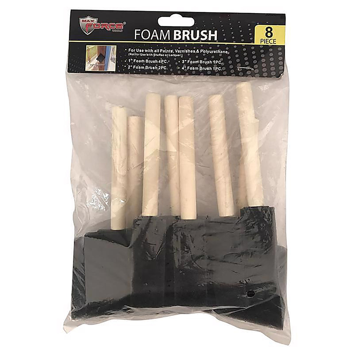 Diamond Visions 2143322 Max Force Foam Brush