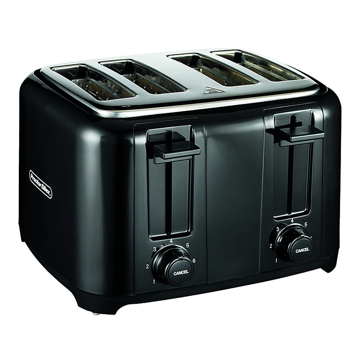 Proctor Silex - 24215G - Plastic Black 4 Slot Toaster 8 In. H X 12.25 In. W X 11.31 In. D
