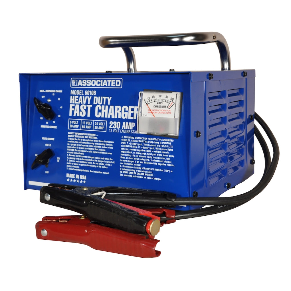 Associated Auto Equipment 6010B 6/12/24V 60A PORTABLE CHARGER
