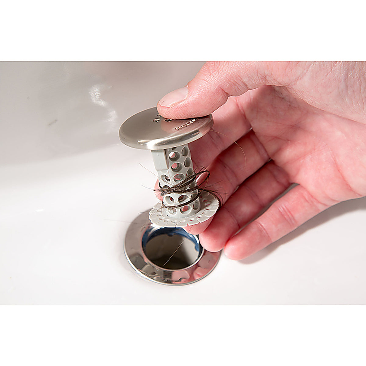 SinkShroom - SSNE425 - 1.75 In. Nickel Silicone Sink Strainer