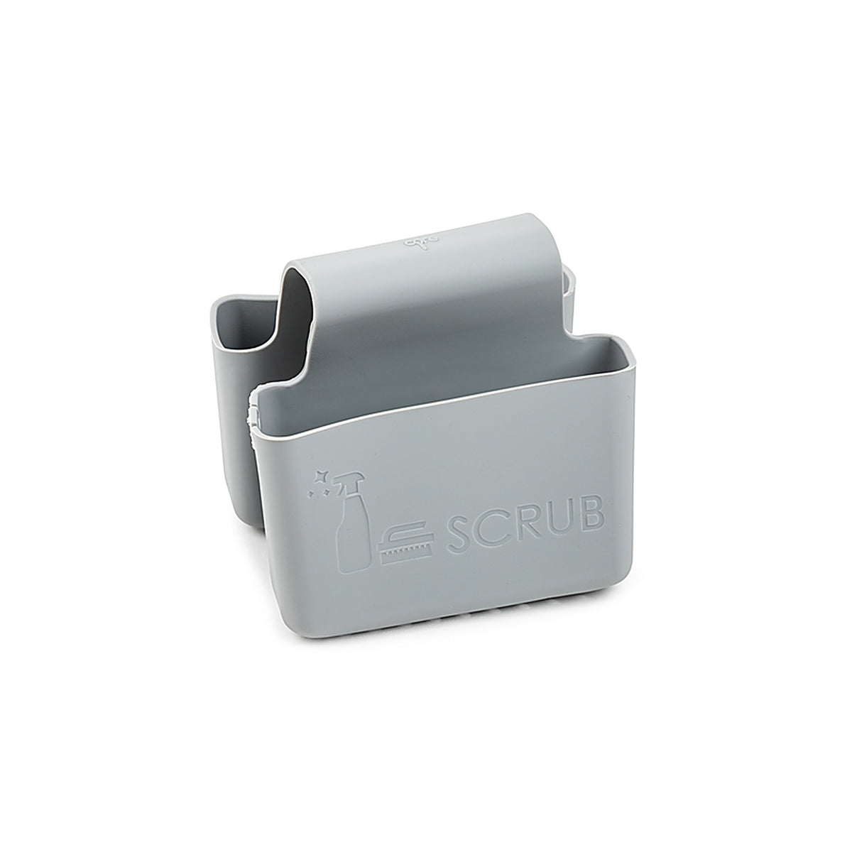 Core Kitchen AC29907 5.12 in. L x 4.37 in. W x 4.67 in. H Silicone Sink Saddle Caddy