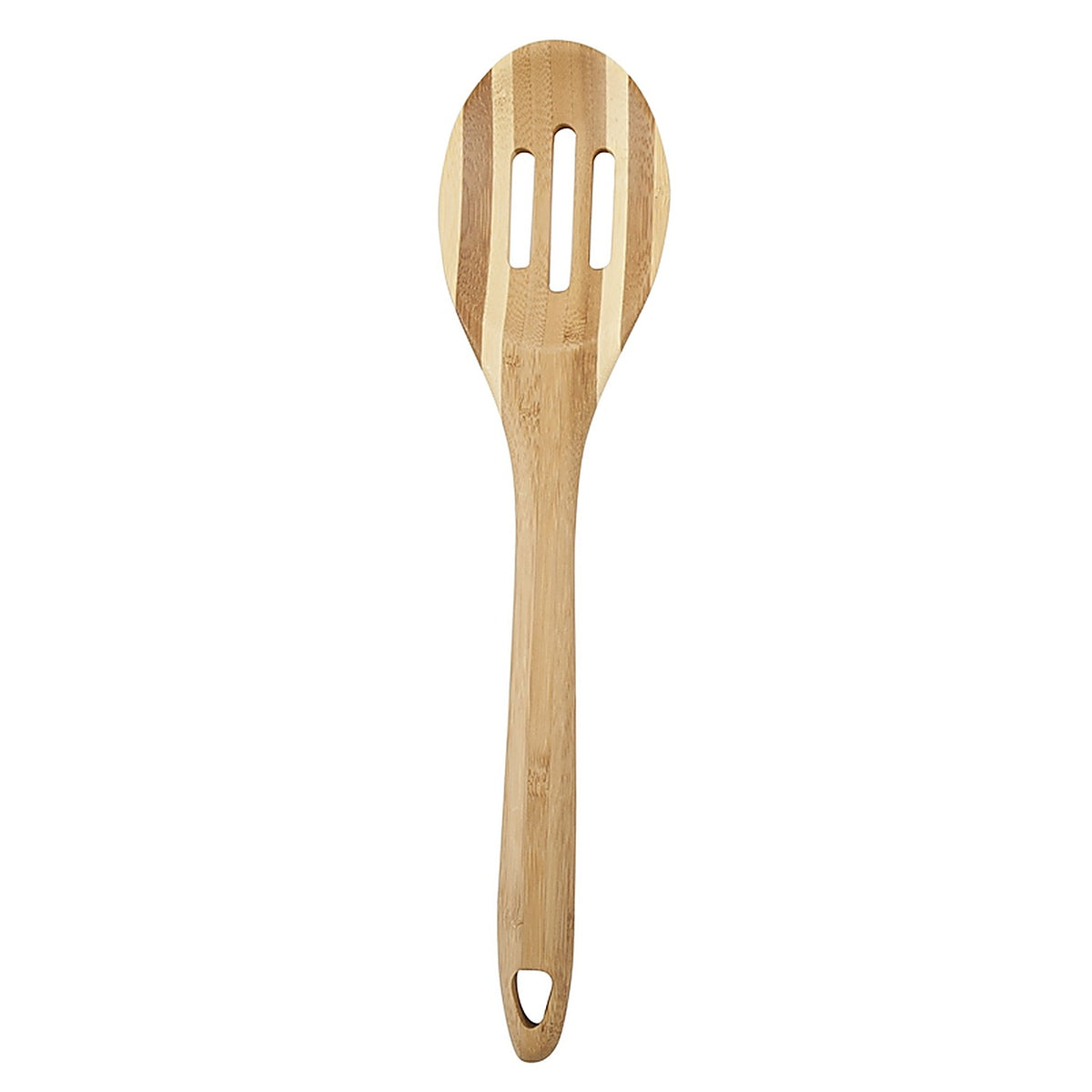 Core Kitchen AC29895 Pro Chef 2.76 in. W x 12 in. L Beige Bamboo Slotted Spoon L-12.01 W-2.76 H-0.59