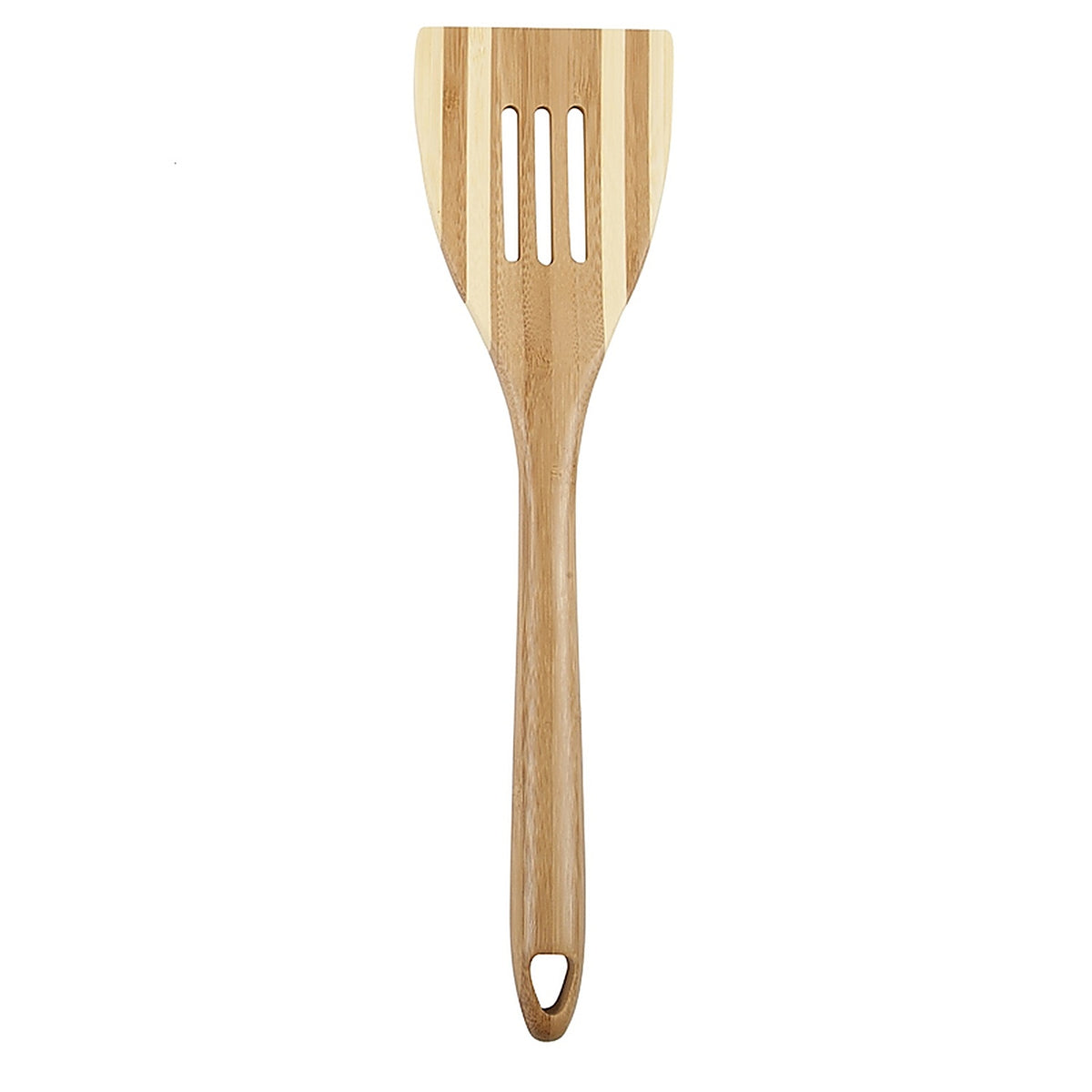 Core Kitchen AC29897 Pro Chef 3.15 in. W x 12 in. L Beige Bamboo Slotted Spatula L-12.01 W-3.15 H-0.59