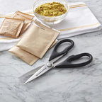 KitchenAid KE351OHOBA 4.5 in. L Plastic/Stainless Steel Kitchen Shears 1/pc.